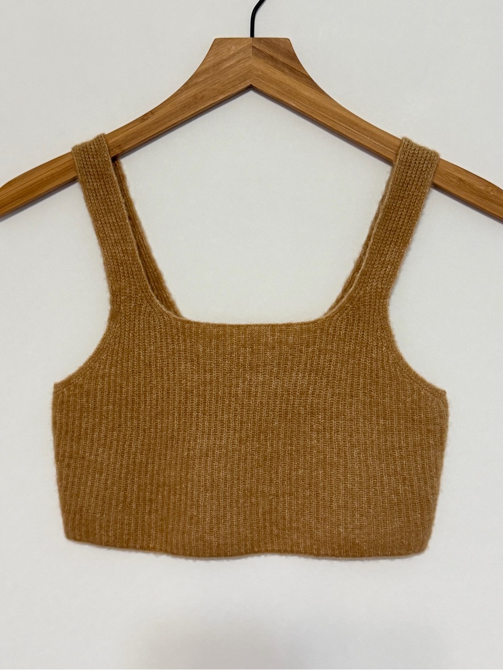 Everlane Women's The Cozy Stretch Tank Camel Size Small